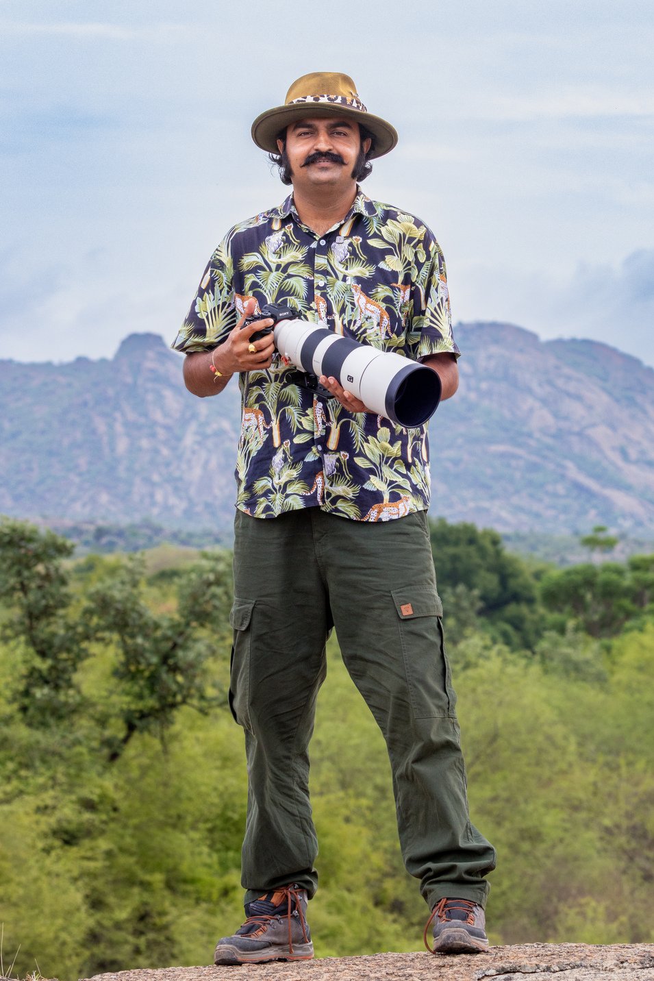 Pushpendra Singh Ranawat — Naturalist & Wildlife Photographer in the field